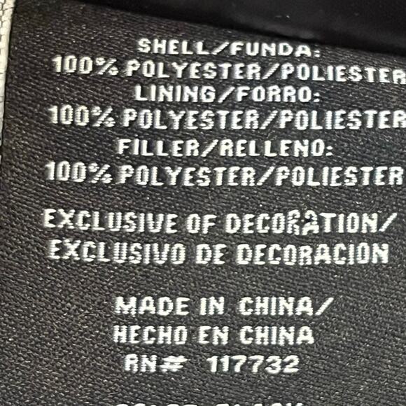 Zeroxposur Women’s 2XL Black Quilted Puffer Velour Full Zip Vest Q933005 Winter - Picture 4 of 6